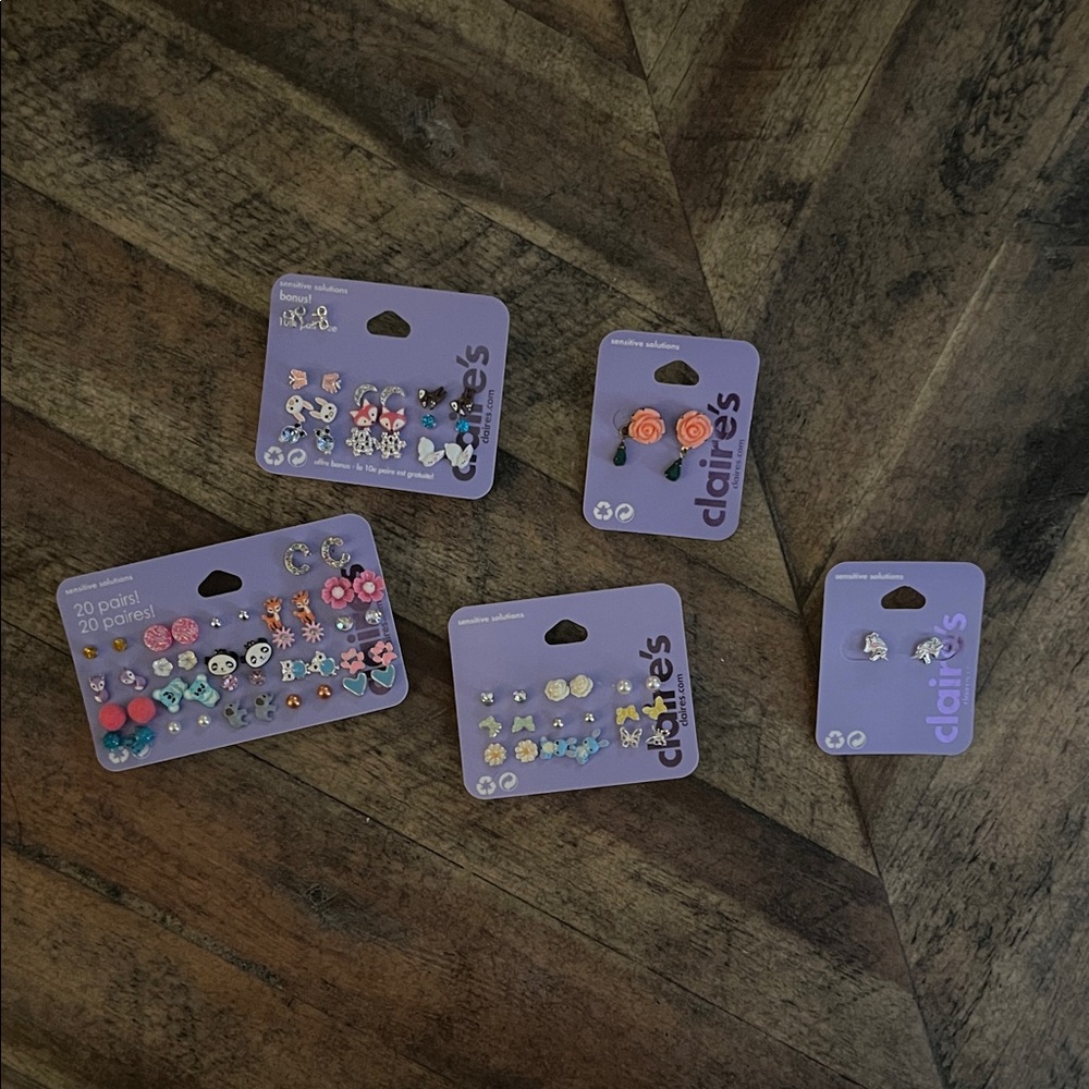 Claire's Colorful Earring Collection